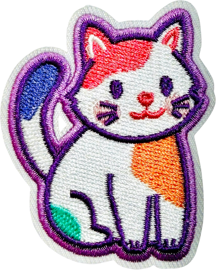 exclude-patch patch Colorful Cartoon Cat