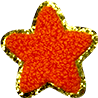exclude-patch patch Orrange Fluffy Star