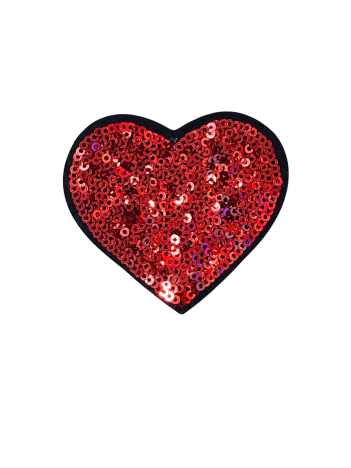 exclude-patch patch Red Sequin Heart
