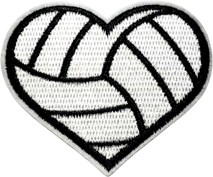 exclude-patch patch Volleyball Heart