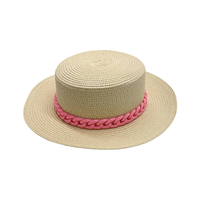 Lola + The Boys Pink Beach Hat