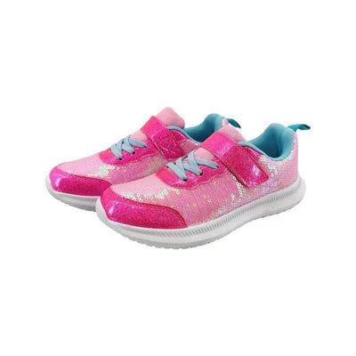 Lola + The Boys 32 Pink Sequin Sneaker