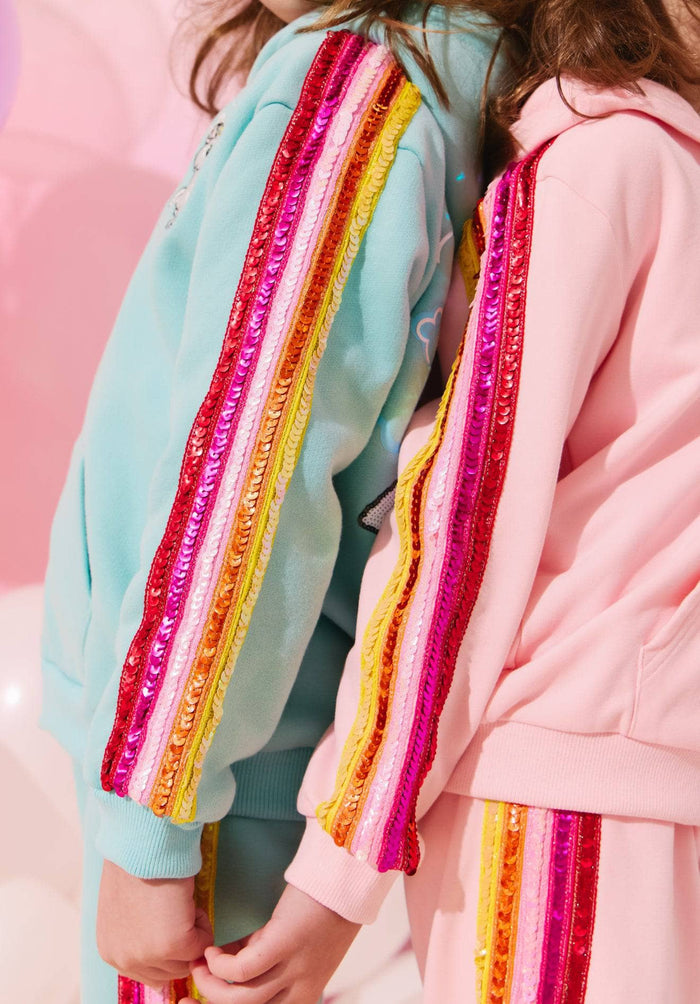 Lola + The Boys Pinky I'm So Fly Stripe Set