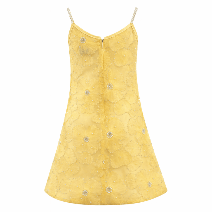 Lola + The Boys Princess Beaded Flowers Dress