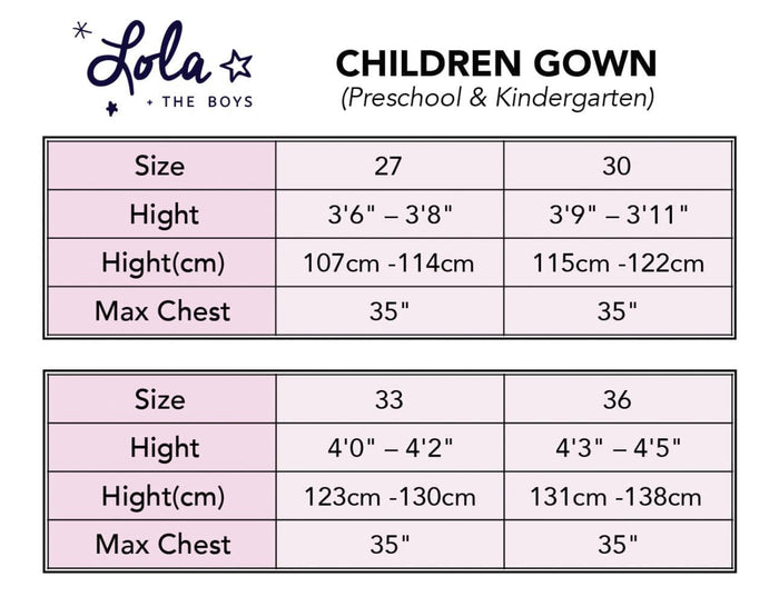 Lola + The Boys Robe Princess Graduate Cap & Gown