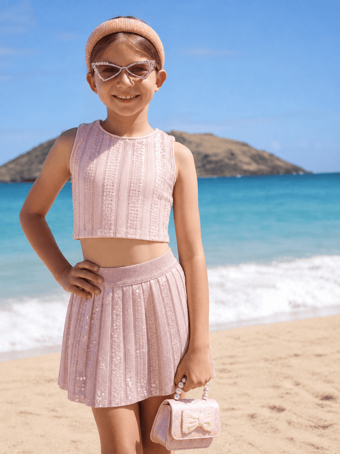 Lola + The Boys Rose Sequin Party Set