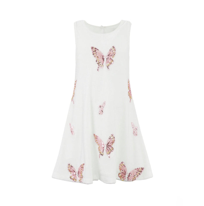 Lola + The Boys Sequin Butterfly Soft Dress