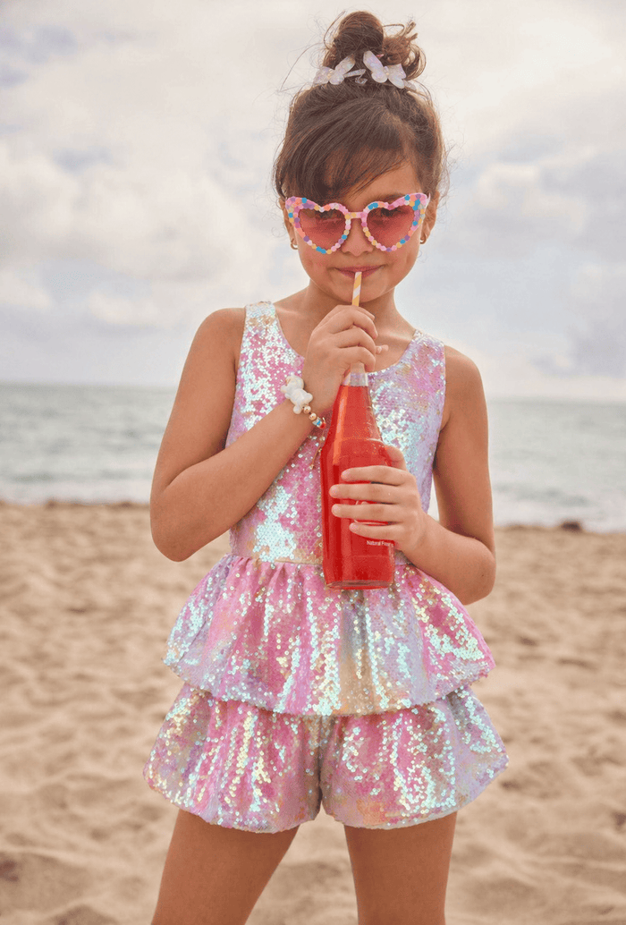 Lola + The Boys 2 Sequin Ombre Romper