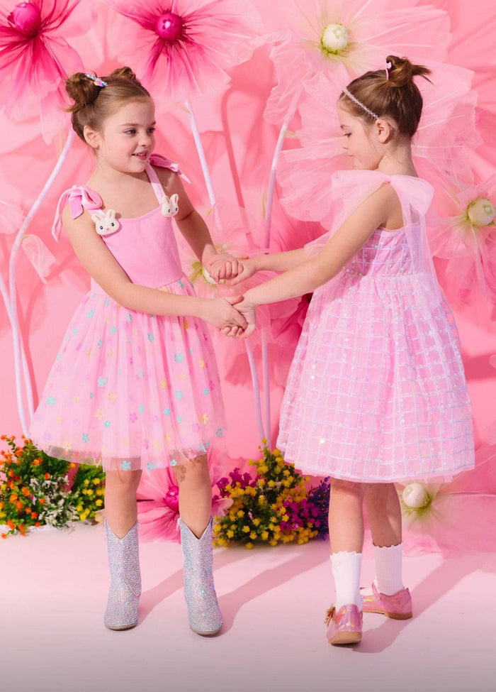 Lola + The Boys Sequin Princess Tank Dress