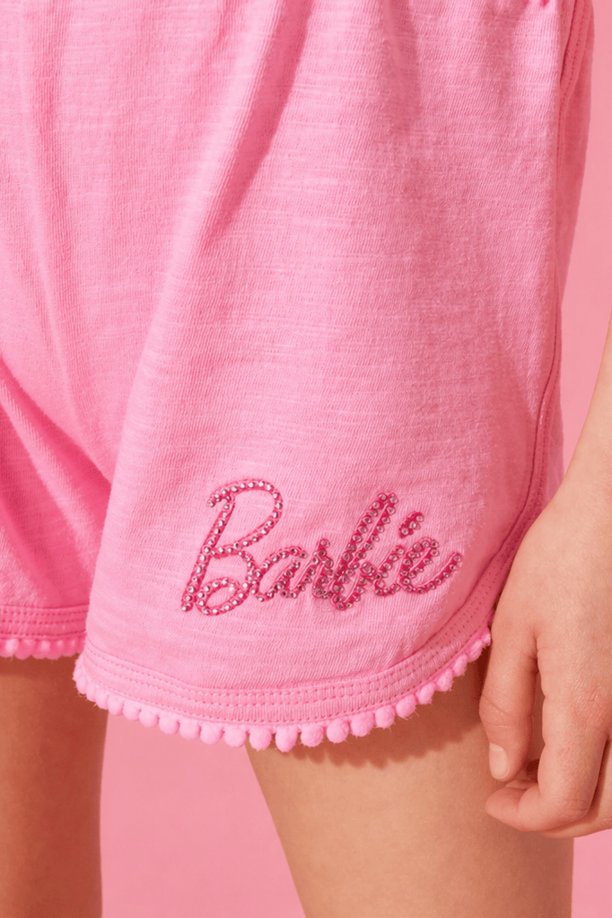 Lola + The Boys Sets Barbie™ Pinky Pom Pom Romper