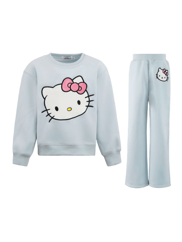 Blue Super Soft Knit Hello Kitty® Set – Teen/Women