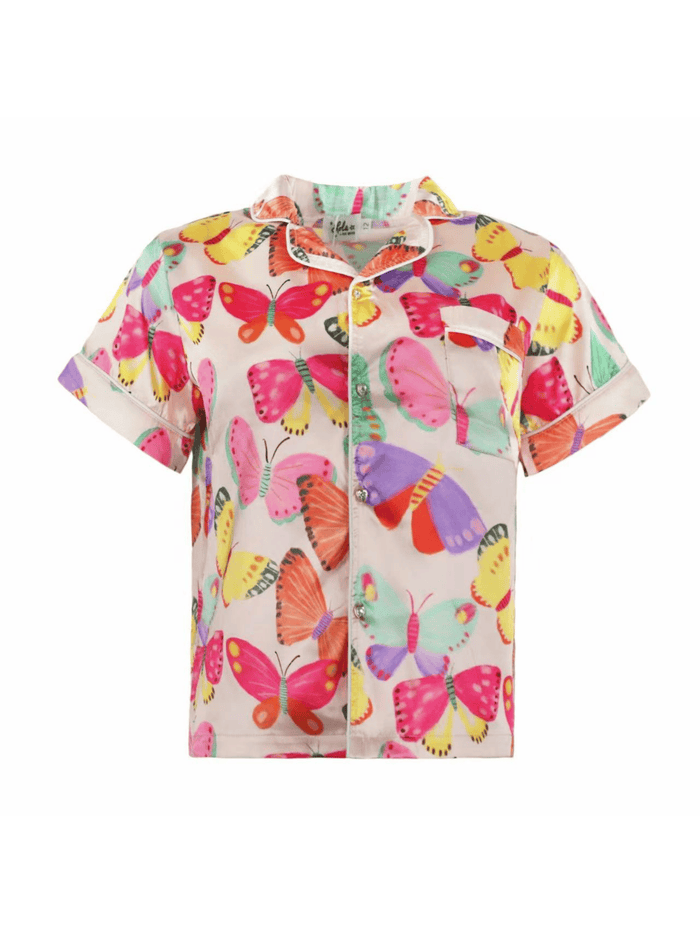 Lola and The Boys Sets Butterfly Garden Silk Set