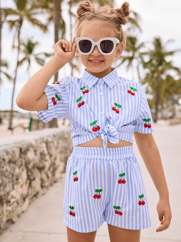 Cherry Pop Stripe Set