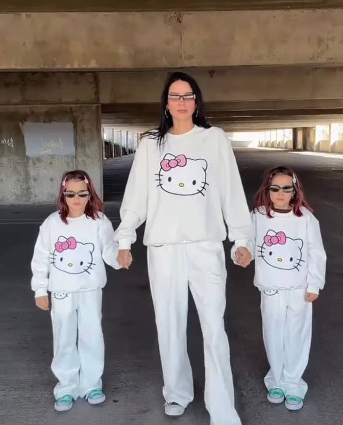 lola-hellokitty Sets Cream Super Soft Knit Hello Kitty® Set