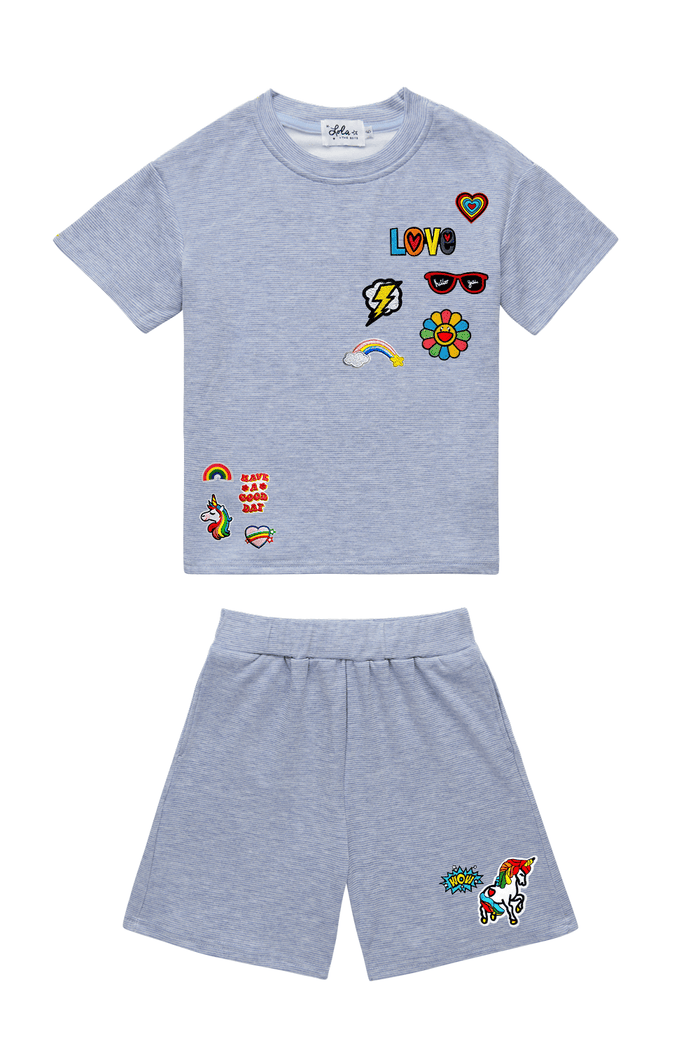 Lola + The Boys Sets Customizable Super Soft Short Set