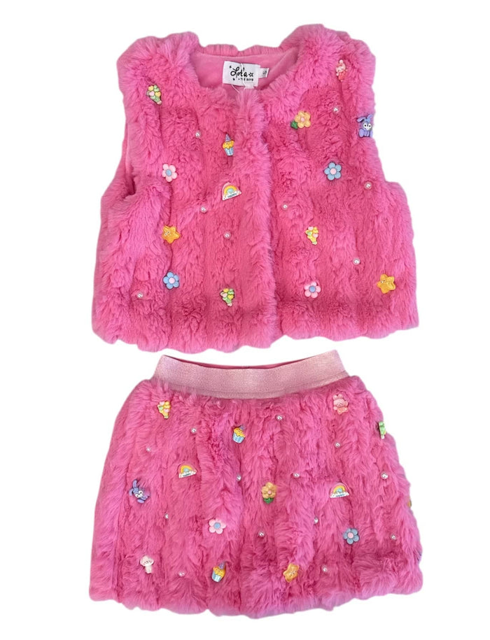 Lola + The Boys Sets Cutie Charms Fuzzy Set
