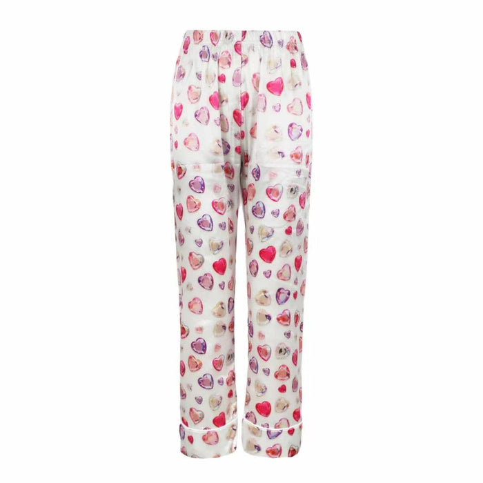 Lola + The Boys Sets Diamond Hearts Silky Set