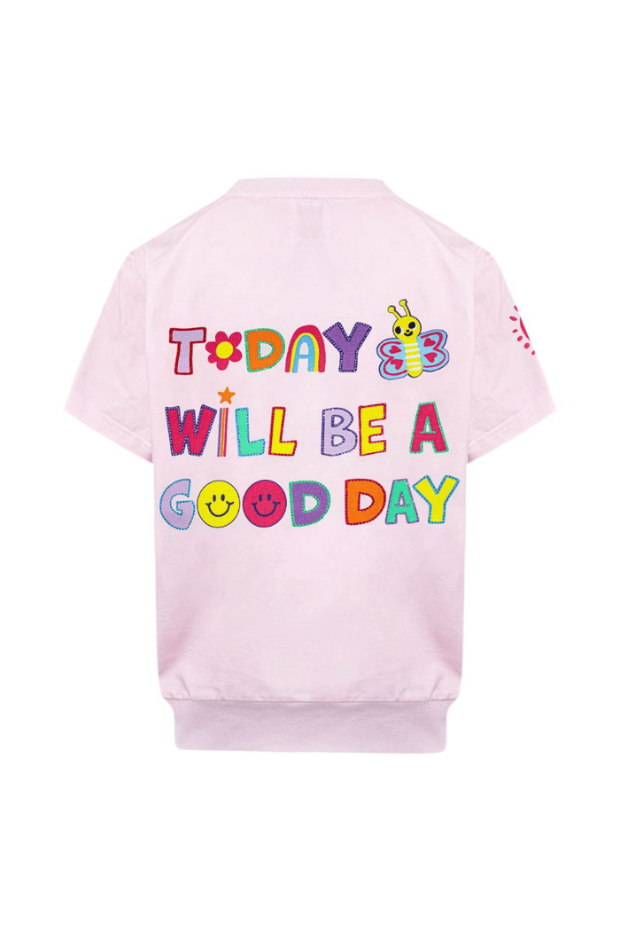 Lola & The Boys Sets Good Days Doodle Short Set