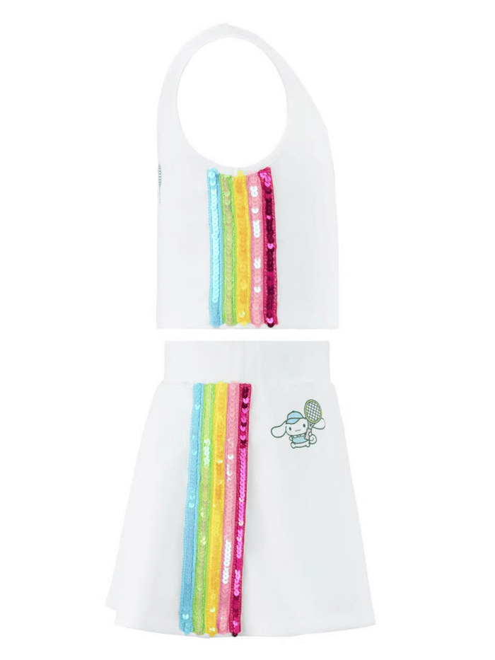 Lola + The Boys Sets Hello Kitty® and Friends Sequin Stripe Tennis Set