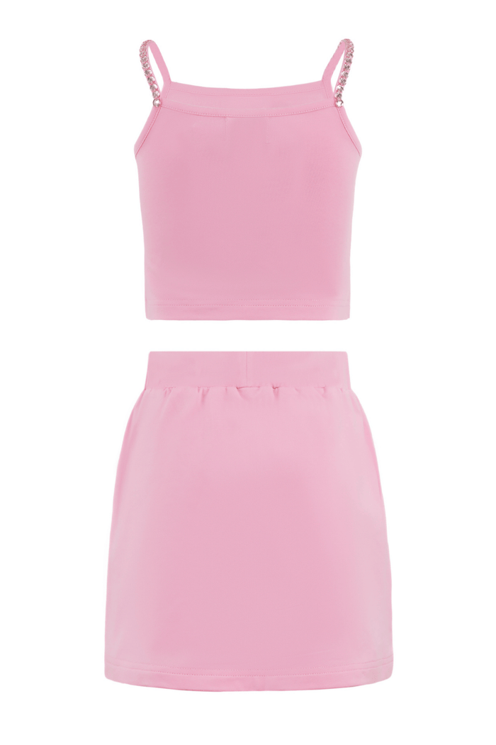 Lola + The Boys Sets Hello Kitty® Crystal Outline Summer Tank Set