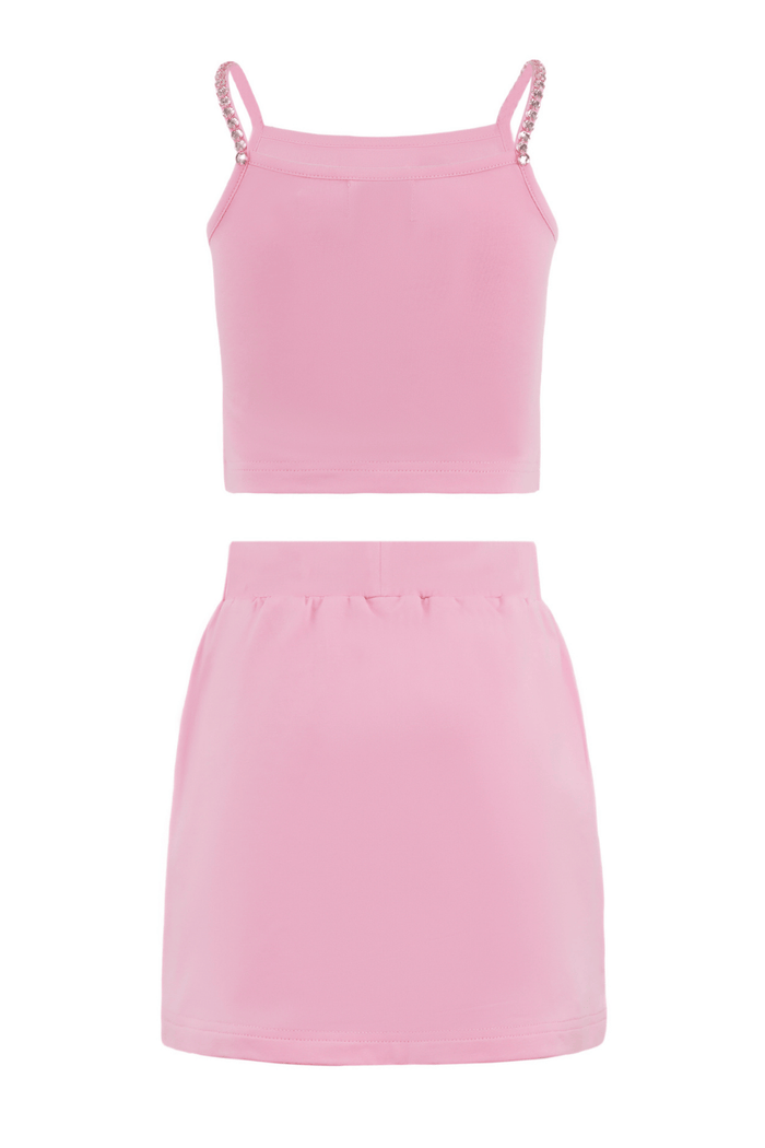 Lola + The Boys Sets Hello Kitty® Crystal Outline Summer Tank Set