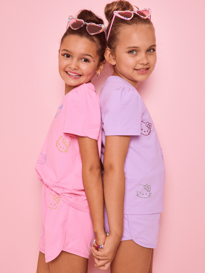 lola-hellokitty Sets Hello Kitty® Crystal Short Set - Pink