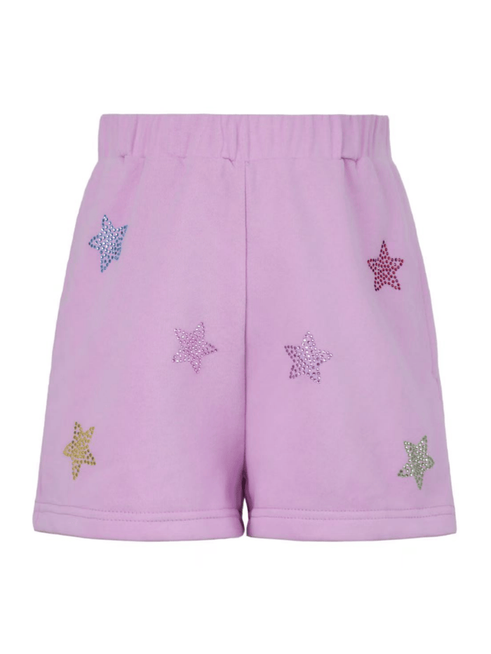 Lola + The Boys Sets Lavender Crystal Stars Short Set