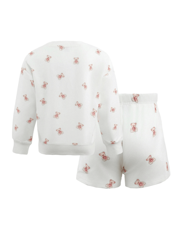 Lola + The Boys Sets Love Bear Short Set