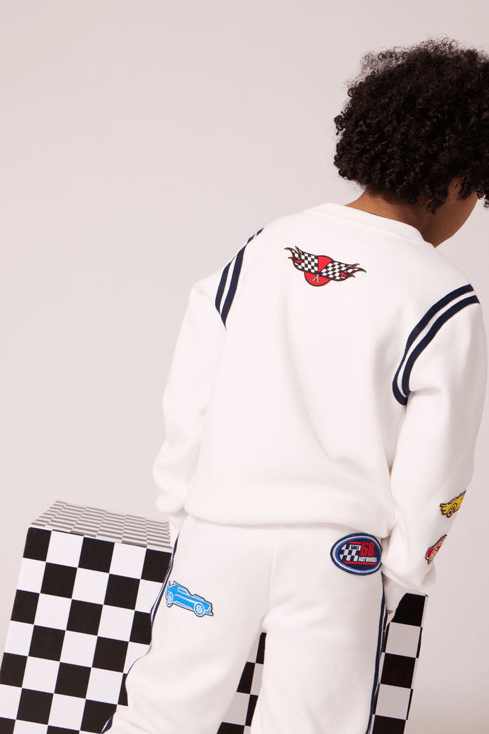 Lola + The Boys Sets Racer Patch Jogger Set