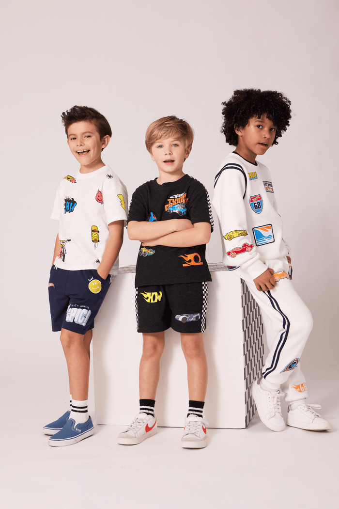 Lola + The Boys Sets Racer Patch Jogger Set