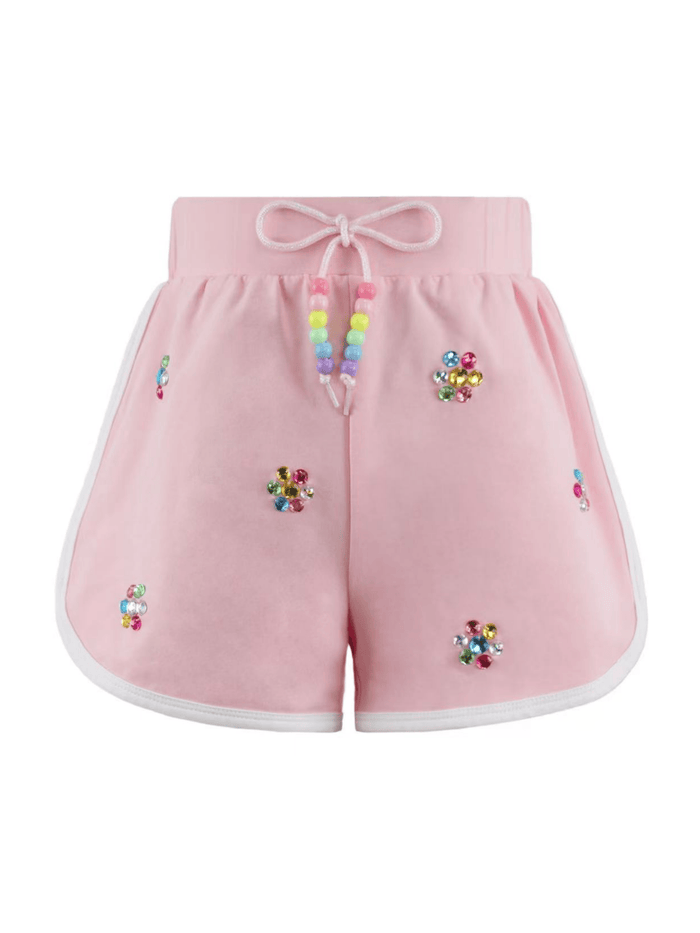 Lola + The Boys Sets Rainbow Blossom Gem Short Set