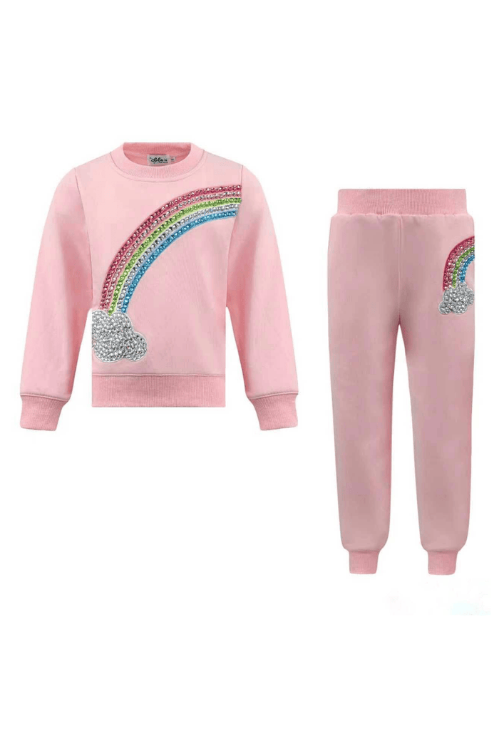 Lola + The Boys Sets Rainbow Dreams Joggers Set