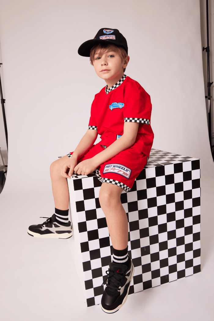 Lola + The Boys Sets Red Racer Patch Set