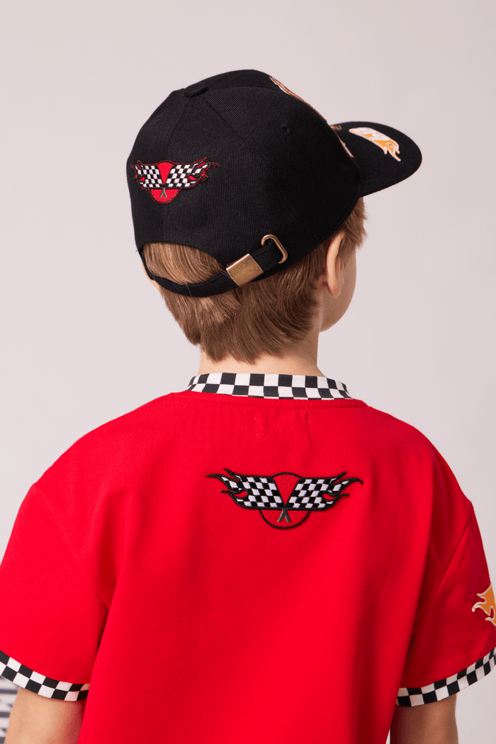 Lola + The Boys Sets Red Racer Patch Set