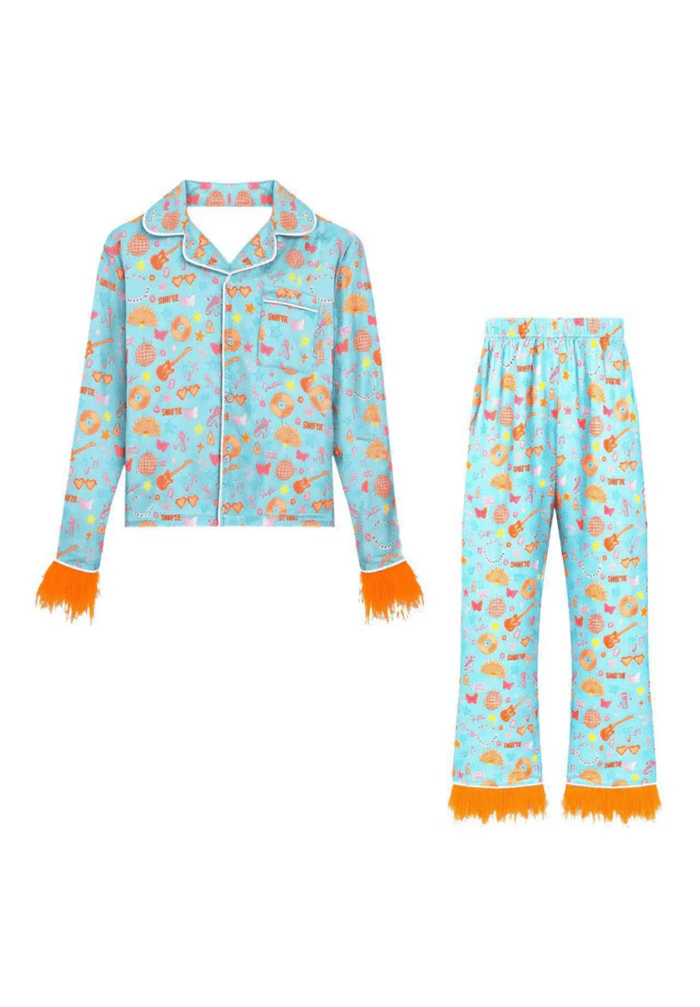 Lola + The Boys Sets Showgirl Swiftie Silky Set