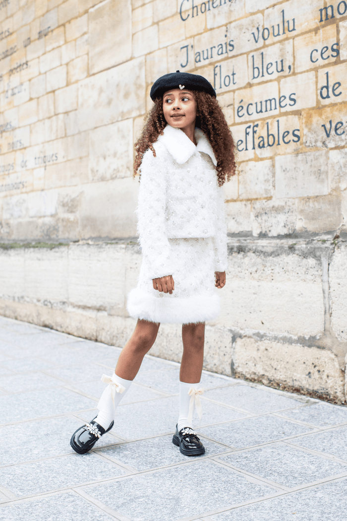 Lola + The Boys Sets Snowy Pearl Skirt Set