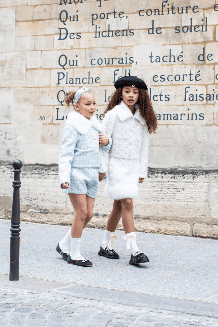Lola + The Boys Sets Snowy Pearl Skirt Set