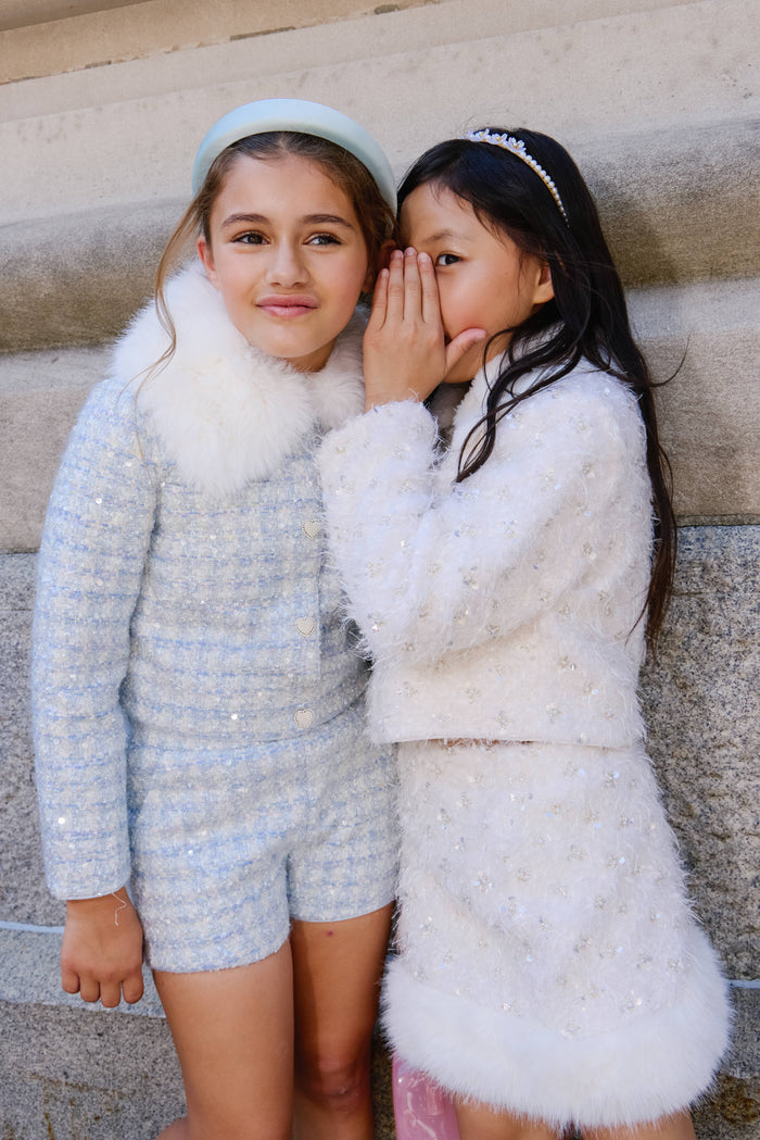 Lola + The Boys Sets Snowy Pearl Skirt Set
