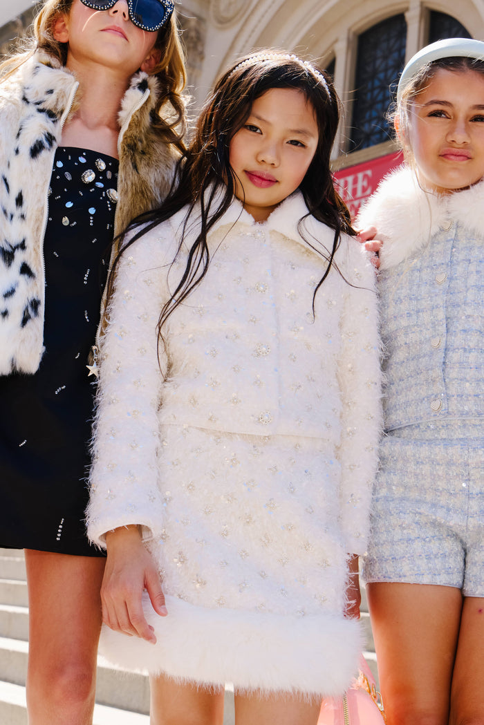 Lola + The Boys Sets Snowy Pearl Skirt Set