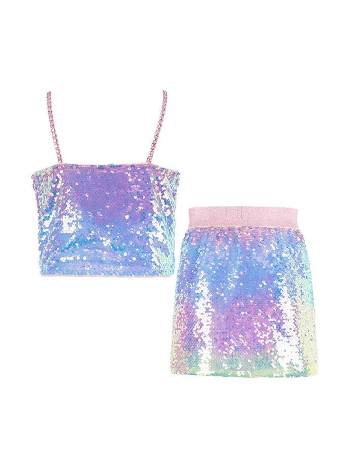 Lola + The Boys Sets Sparkle Sequin Set
