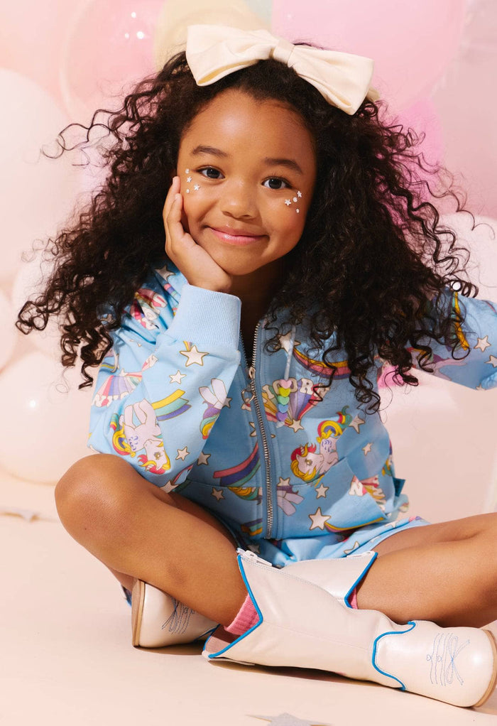 Lola + The Boys Shooting Star and Unicorn Short Set