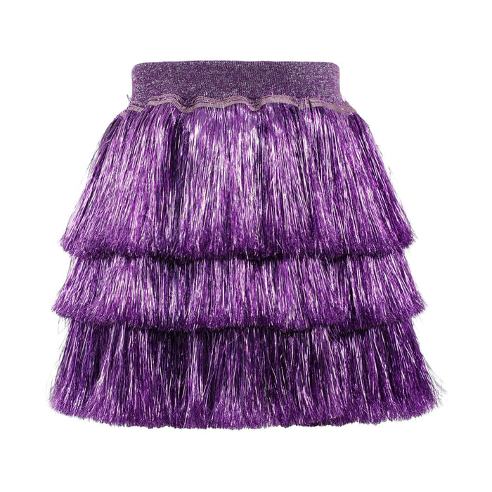 Lola + The Boys skirt 2 Lavender Shimmer Tinsel Party Skirt