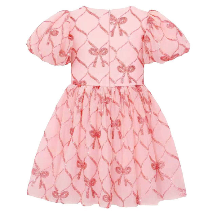 Lola + The Boys Sparkle Pretty Bows Dress