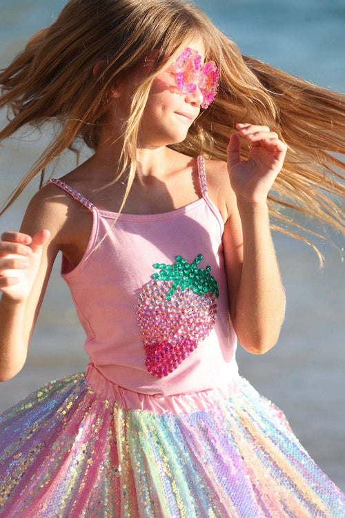 lola-new-arrival Strawberry Gems Tank Top