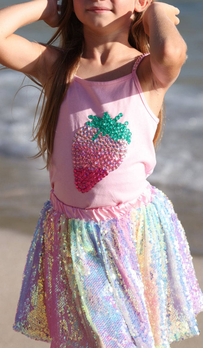 lola-new-arrival Strawberry Gems Tank Top