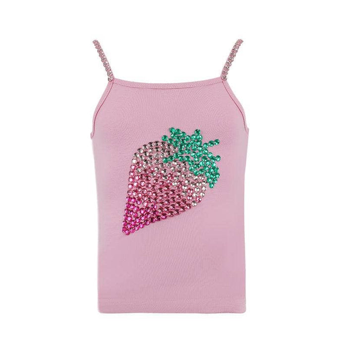 Lola + The Boys Strawberry Gems Tank Top