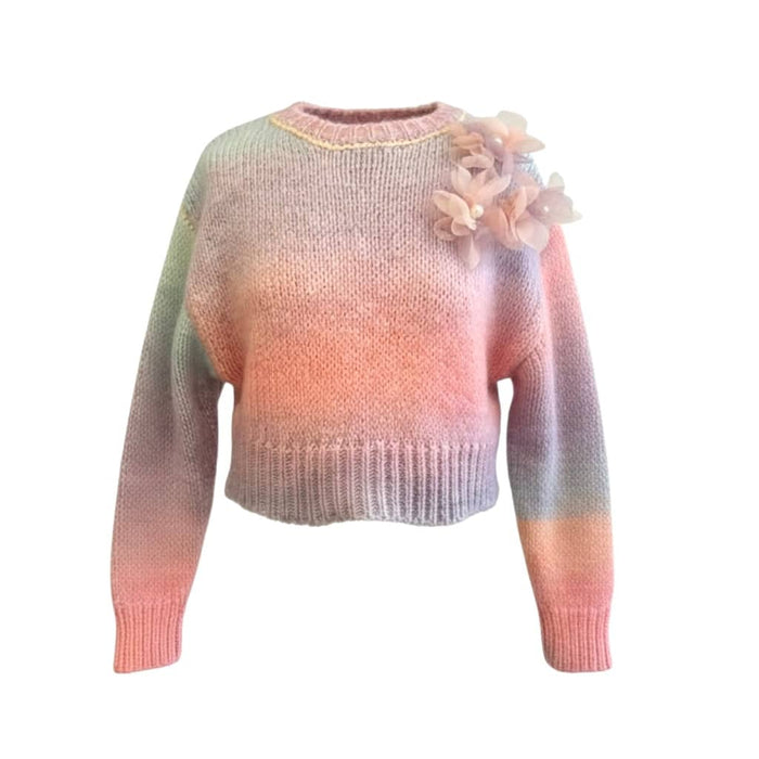 Lola + The Boys 2 Sugar Cloud Ombre Sweater