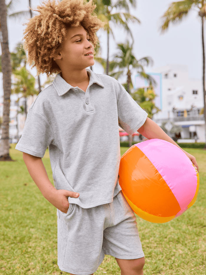 Lola + The Boys Super Soft Polo Set