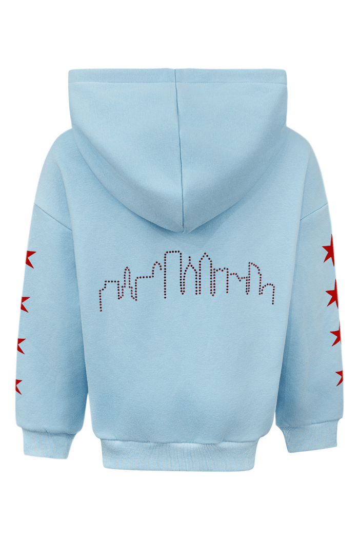 Lola + The Boys Sweaters & Sweatshirts Chicago Skyline Hoodie