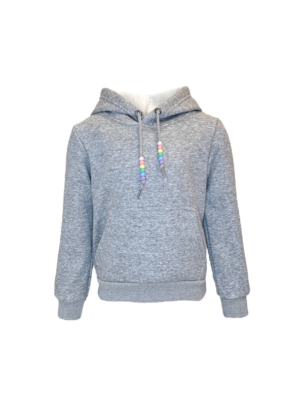 Sparkle Heart Crystal Rainbow Hoodie - Calakids